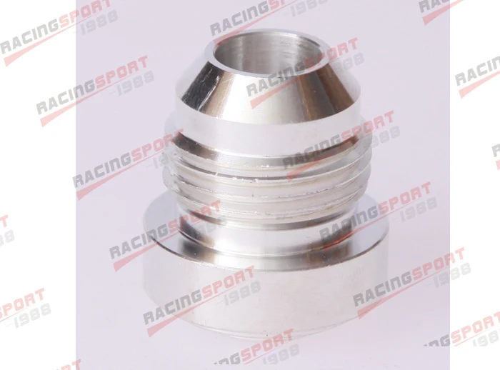 

-8AN 8AN AN-8 AN8 Male Aluminum Weld Plug Fitting Round Base