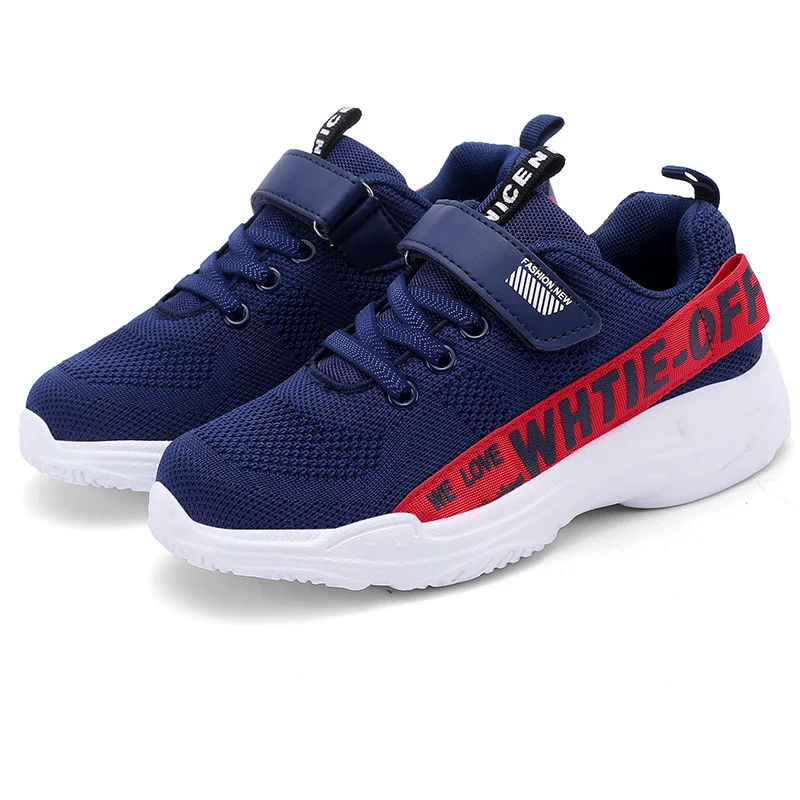 

SKHEK Autumn Children Shoes Girls Boys Sport Shoes Antislip Soft Bottom Kids Boy Sneaker Casual Flat Running Mesh School Shoes