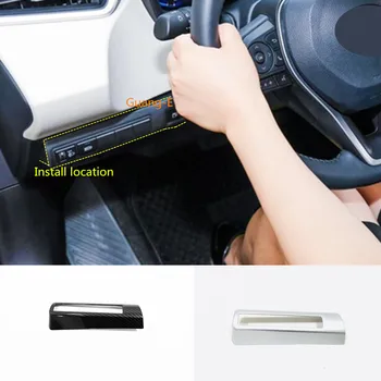 

car styling cover front head fog light lamp switch button trim frame 1pcs For Toyota Corolla Altis 2019-2020