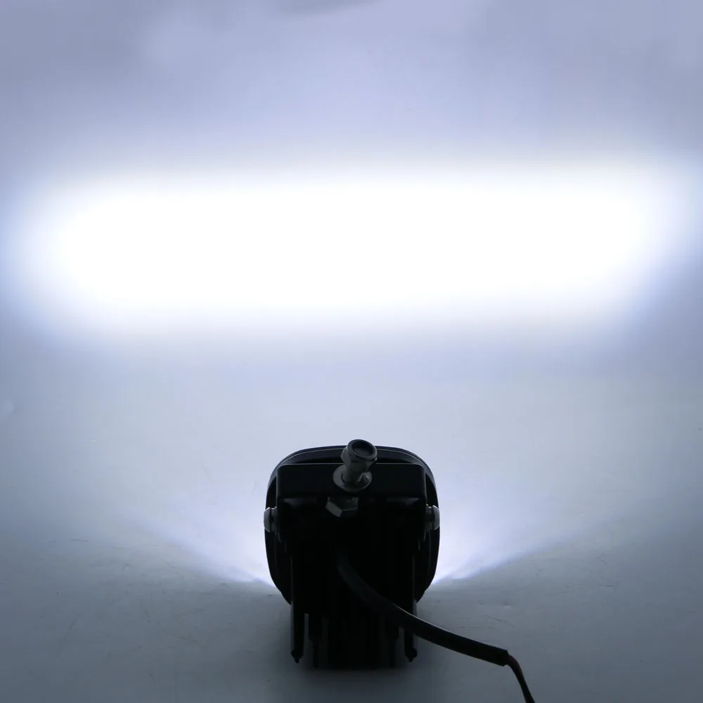 2 Mini LED Driving Lamp Work Light 2 Inch Spotlight Floodlight With Yellow Cover LED Driving Light Bar Offroad Car Truck  (8)
