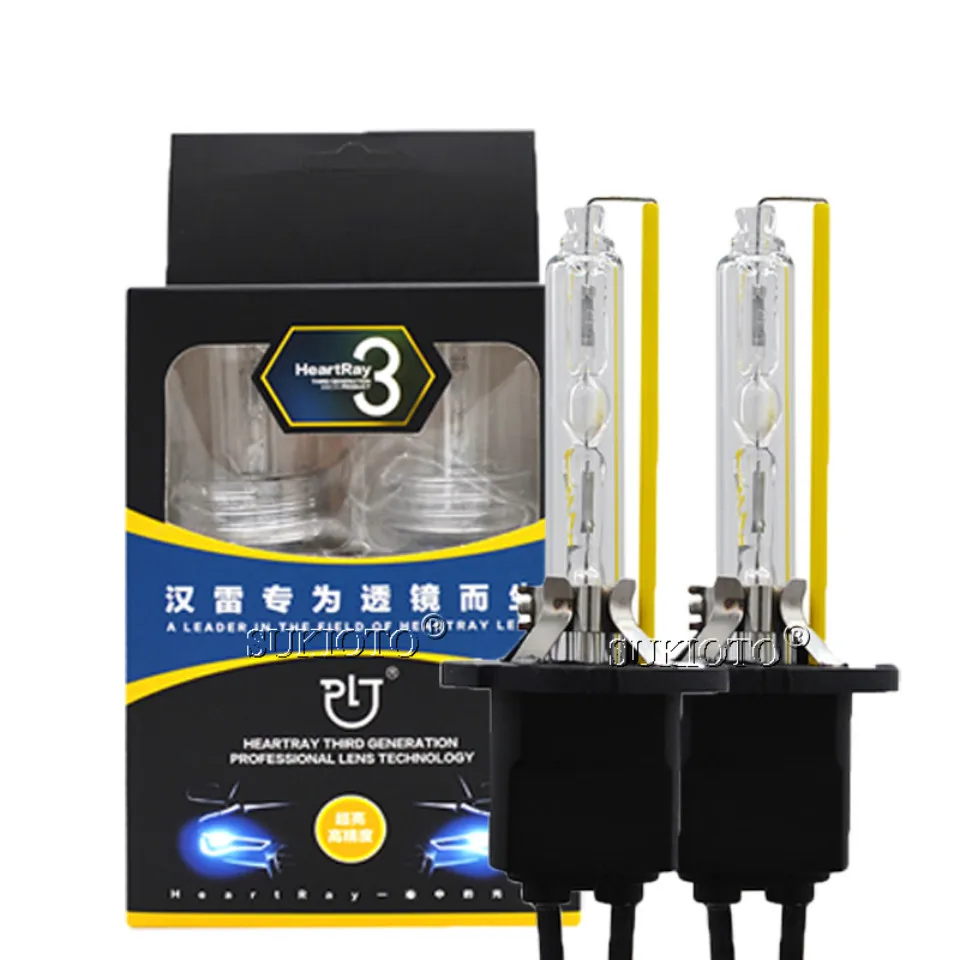 SUKIOTO 2PCS xenon D1S D2S D2H H7 H11 H1 HB3 D3S Heartray Born for Lens Bulb Super Fast Bright 35W xenon hid lights car Headlamp (6)