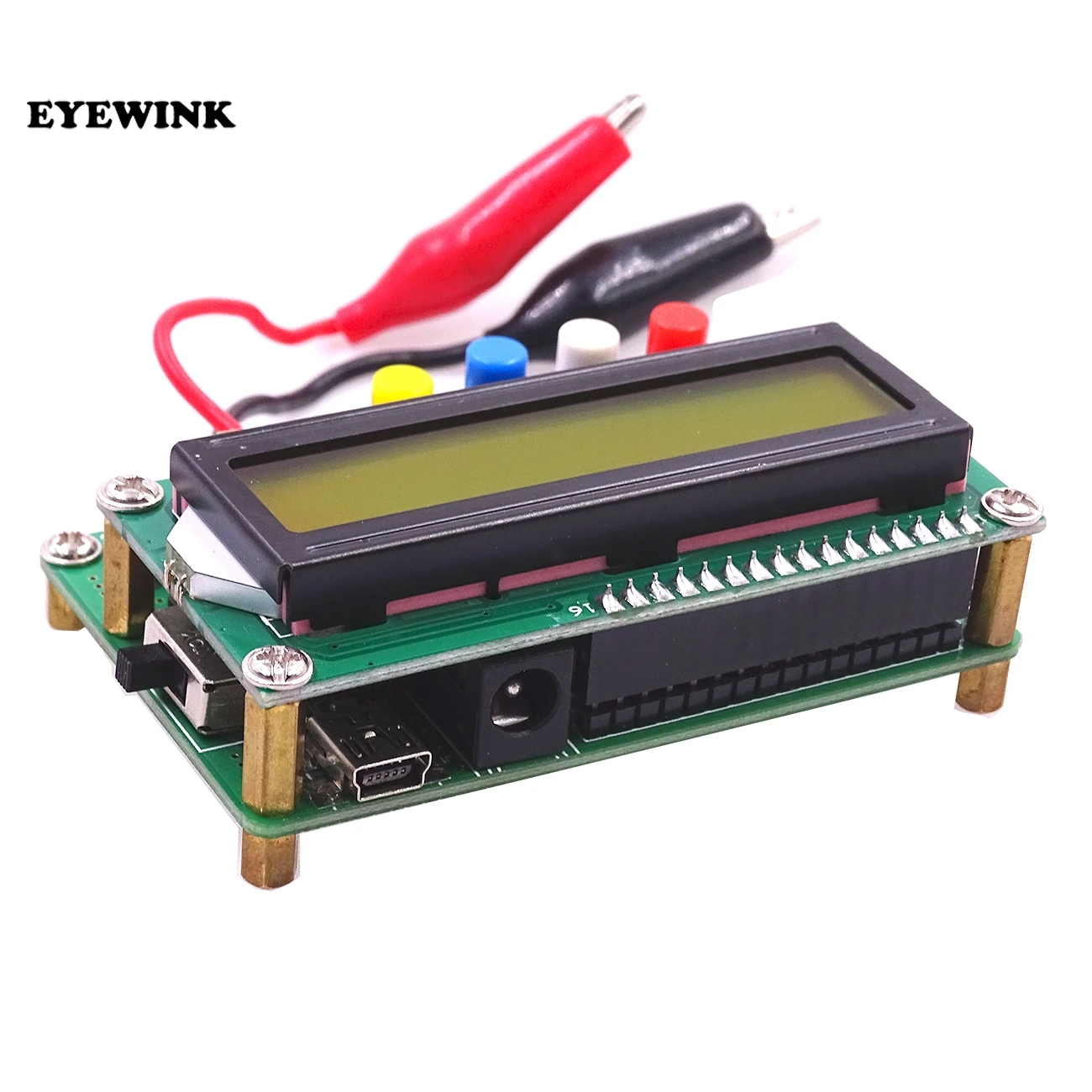 

LC100-A Digital LCD High Precision Inductance Capacitance L/C Meter capacitor tester 1pF-100mF 1uH-100H LC100 A+Test clip