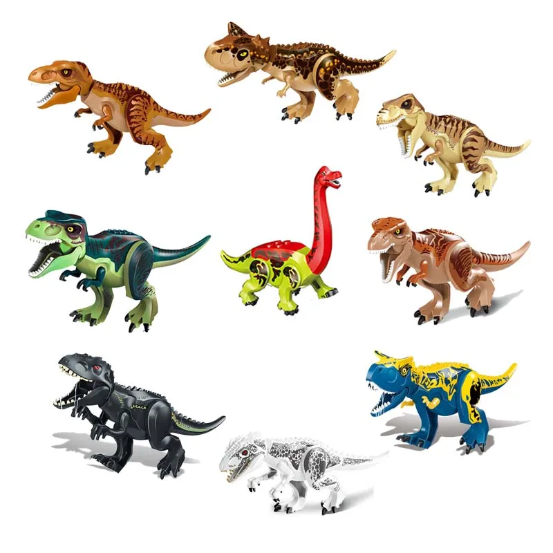 

New Jurassic World Park Dinosaur Colorful dinosaur Dragon cub Action Figures For children Gifts Compatible with Legoings