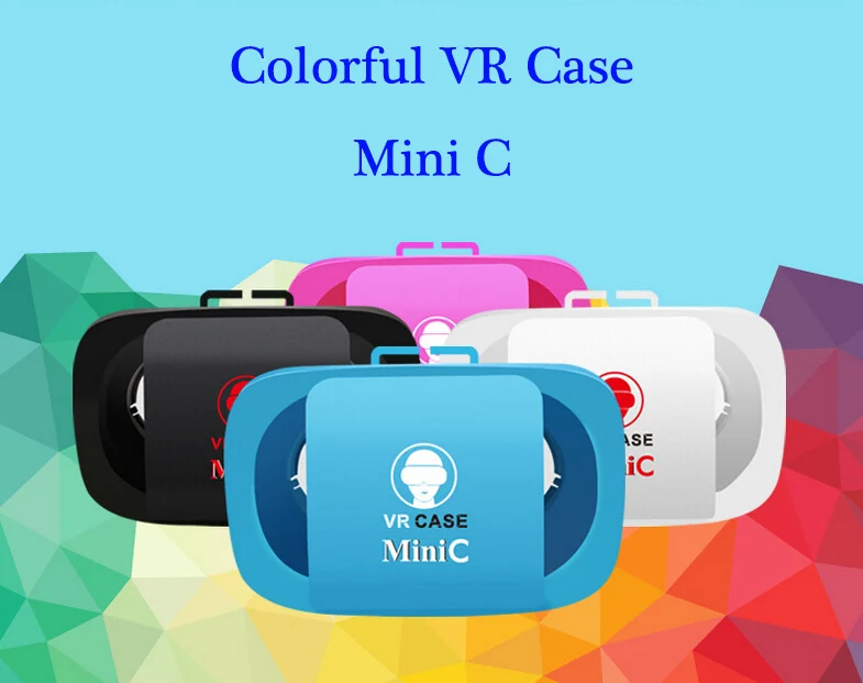 2016 NEW Arrival Colorful font b VR b font Case Mini C Google Virtual Reality 3D