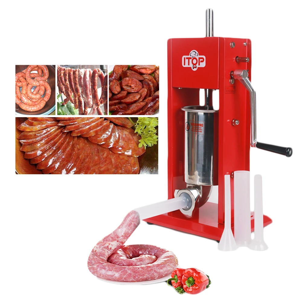 Food Processor 3L Big Sausage Maker Manual Sausage Stuffer Machine Fast