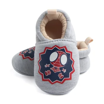 

0-18M Toddler Moccasins Fashion Cotton Fabric First Walker Cartoon Baby Boy Girls Shoes Non-slip Soft Bottom Shoes