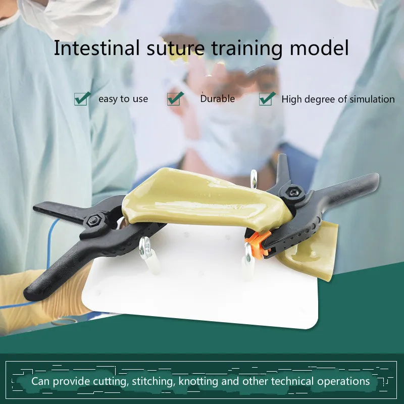 

Intestinal Suture Training Model Intestinal Suture Model Bracket Clip Laparoscopic Surgery Training Medical Practice Aids