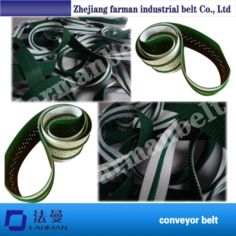 

Rough Surface PVC Conveyor Belt with Guide Bars