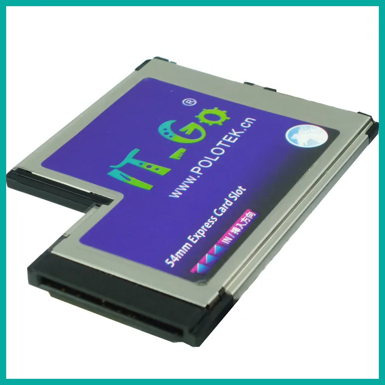 ARUENTEX Freeshipping Express Card 54mm ExpressCard to 2 port eSATA ...