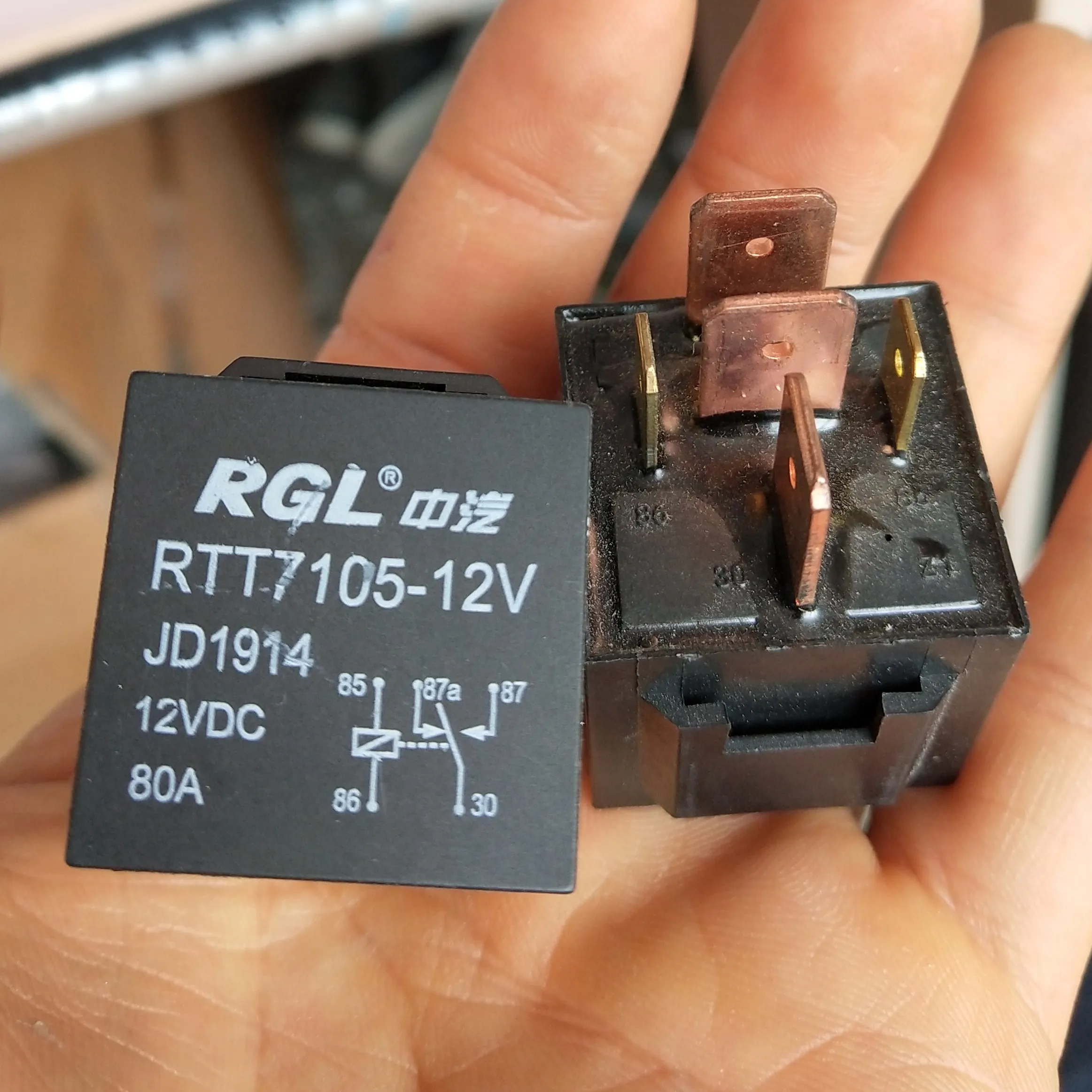 Толстые булавки! RGL 80A действительно известные латунные булавки 5 контактный