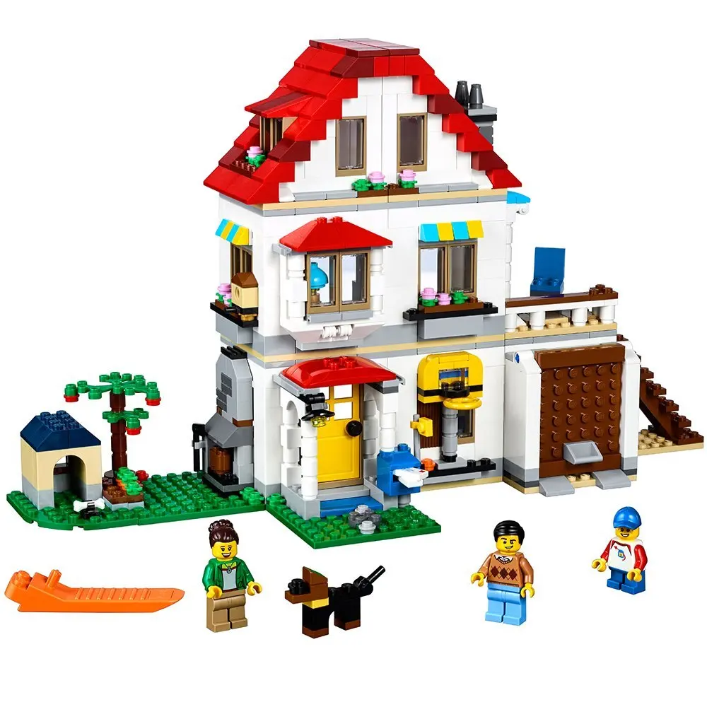 Classic Creator 3in1 Modular Family Villa LEPIN City Building Blocks Bricks kits Kids Model font b
