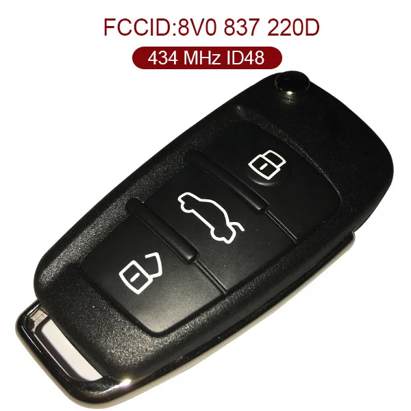 

Original 434 MHz Smart Proximity Key for Audi A1 A3 - 8V0 837 220D
