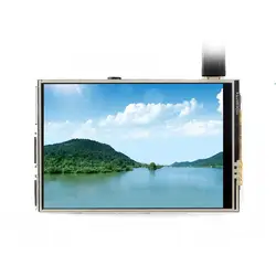 480x320 3,5 дюймов Сенсорный экран TFT ЖК-дисплей предназначен для Raspberry Pi 125 мГц высоком Скорость SPI