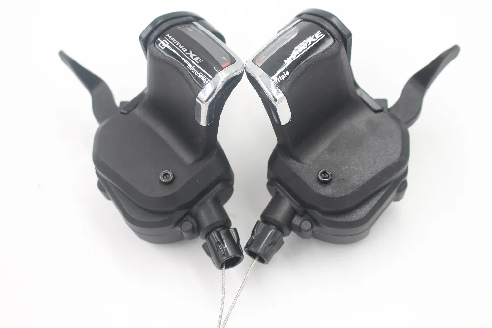 MicroShift Marvo LT Double/Triple 9 Speed Trigger Shifters - Modern Bike