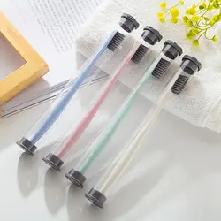 Bamboo Charcoal Мягкая Щетина зубная щетка 1 шт. зубная щетка для взрослых новый магазин Акционная цена купить 2 шт. будет поставлять Бесплатный