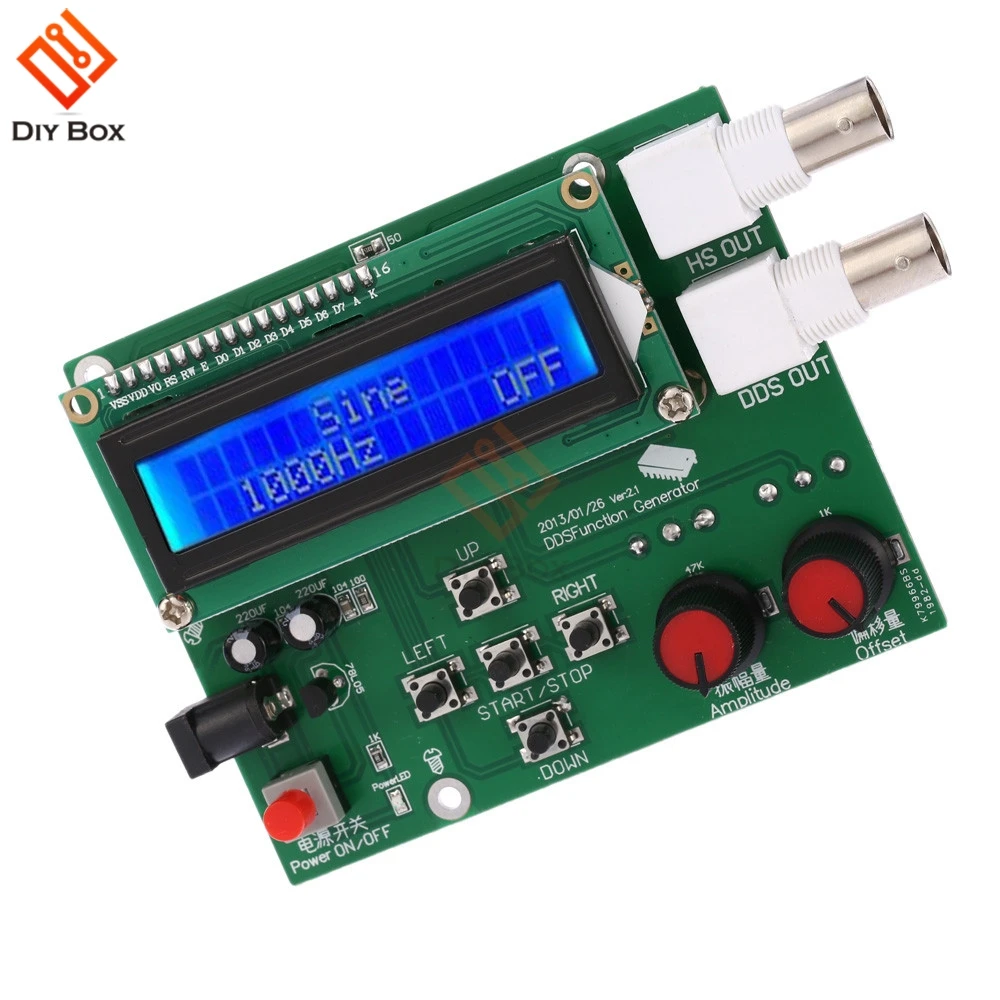 DDS Function Signal Generator Module Sine Square Sawtooth Triangle Wave DIY KIT