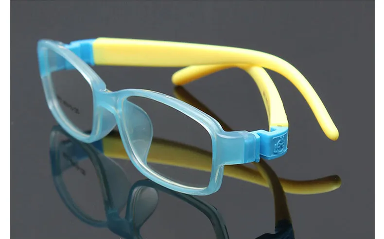 Милые Acetato резиновая рамка для детских очков, гибкие очки, Детская оправа, очки TR90, оптическое стекло 8813 Oculos De Grau - Цвет оправы: C6