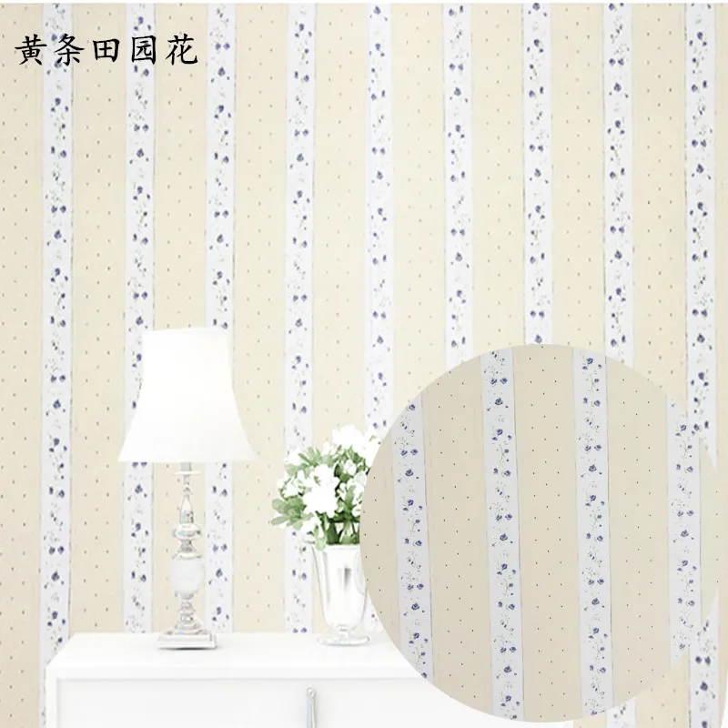 

New stripes flowers PVC vinyl have glue waterproof child bedroom TV back door furniture wardrobe desktop wallpaper wall sticker