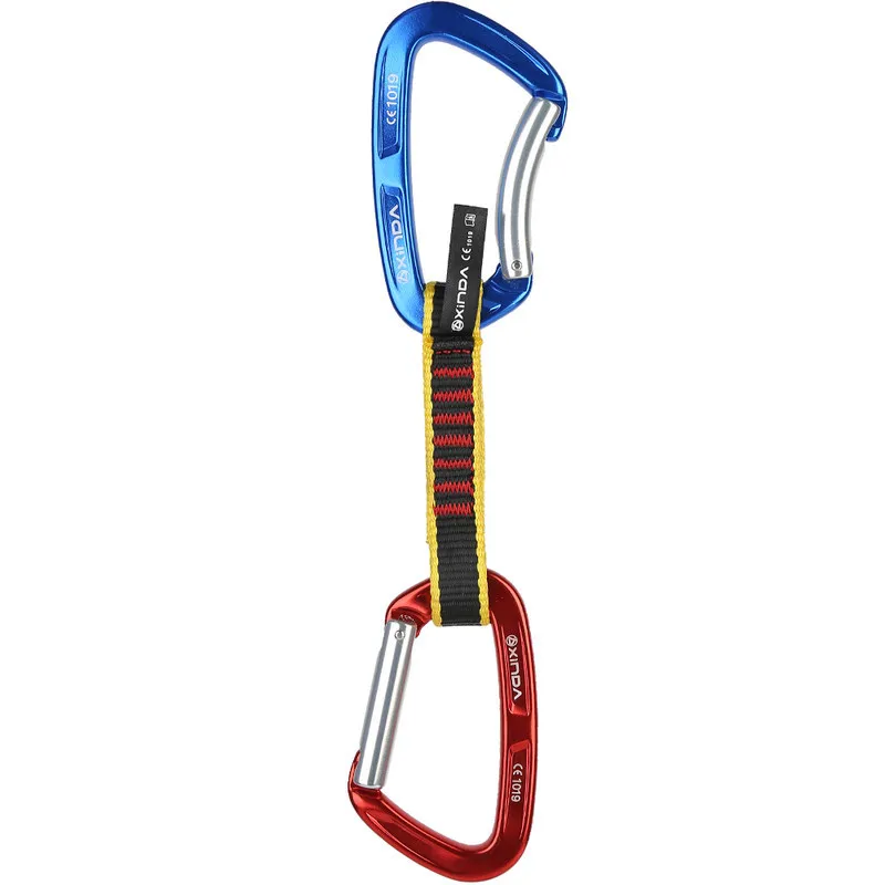 

P255 Outdoor climbing rock Protection hanging group Safety equipment Master lock Rock climbing buckle Fast hanging group CE