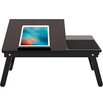 Actionclub высококачественный деревянный стол для ноутбука многоцелевой домашний компьютерный стол для студентов кровати для общежития складные столики под ноутбуки - Цвет: HH370600BL
