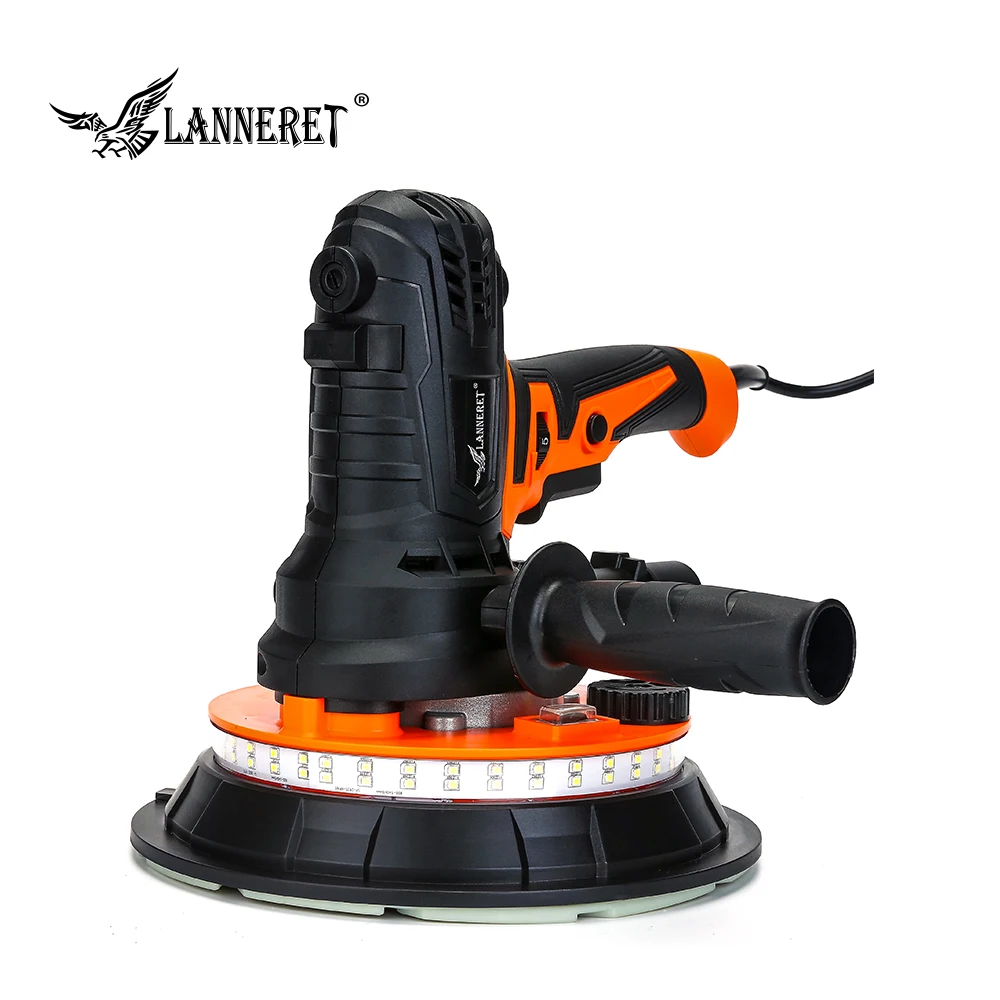 LANNERET 850W/1240W 180mm/225mm Dry Wall Sander Handheld Variable Speed