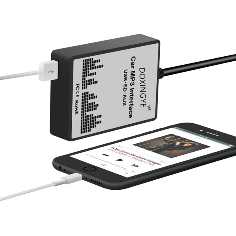 DOXINGYE USB AUX SD Автомобильный цифровой cd-чейнджер адаптер музыкальный Автомобильный MP3-плеер(7+ 7) контактный интерфейс для Honda Acura Accord Civic MDX RDX