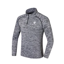 Бегущие наборы мужчин фитнес с длинным рукавом Открытый Быстросохнущий баскетбол бег костюмы компрессионный спортивный тренажерный зал тренировочная одежда Топ