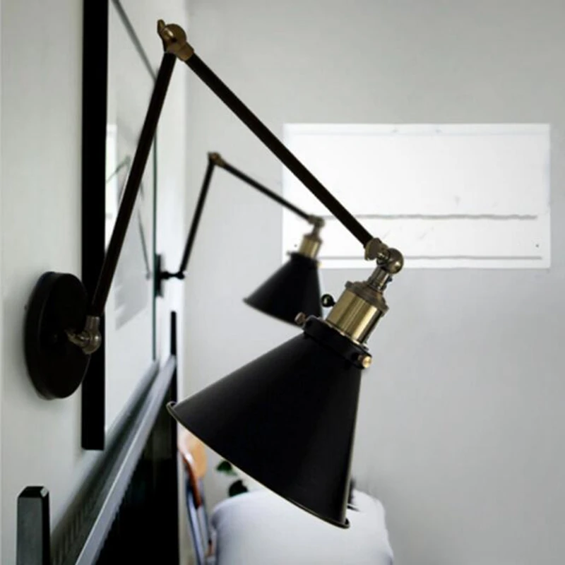 American Country Style Retro Wall Lights Sconces Aged Steel Finished American Country Style Retro Wall Lights Sconces Aged Steel Finished Ly In Hallway Stairs Balcony Office Lamp Lamps From Lighting