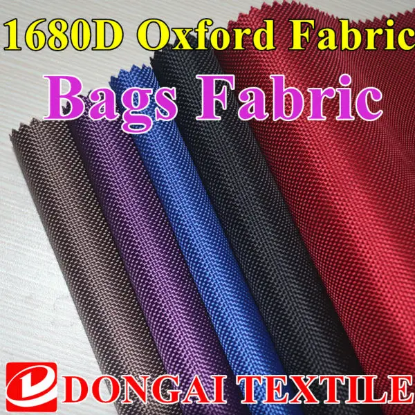 

size 1*1.5 meter width 1680D double strand ployester oxford fabric with uly coating for bags luggage cloth