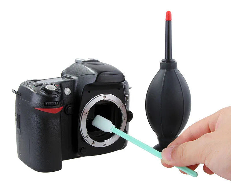 5в1 DSLR камера набор для очистки объектива воздуходувка щетка Senior Shammy CCD тампоны палочка для Canon Nikon sony Pentax Fujifilm