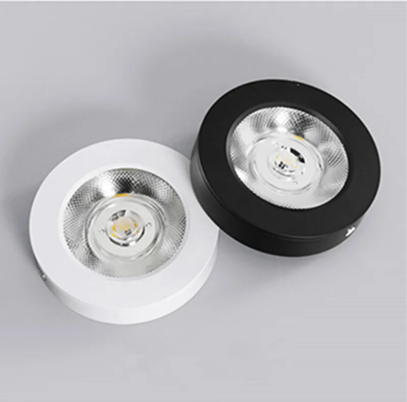 

Mini Surface Mount LED spotlight 5W 7W12W AC110V/220V lamp Ultrathin Cob Spot Led Light lighting Ceiling Home Cabinet Wardrobe
