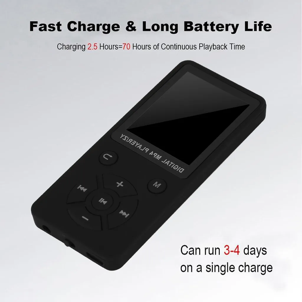 MP3-плеер Портативный bluetooth музыкальный плеер цветной экран FM стерео радио Видео игры фильм Walkman музыкальный плеер 3,5 мм наушники