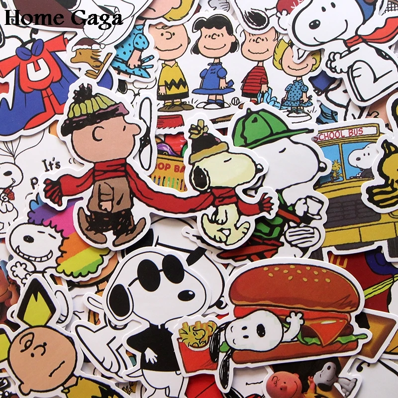 

Homegaga 40pcs cartoon cartoon dogs Creative badges DIY stickers DIY PC wall notebook phone case Motor scrapbooking album D1847
