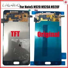 Тестовый ЖК-дисплей для samsung note 5 ЖК-дисплей для samsung Galaxy note5 N920 N920G N920F N920A дисплей кодирующий преобразователь сенсорного экрана в сборе