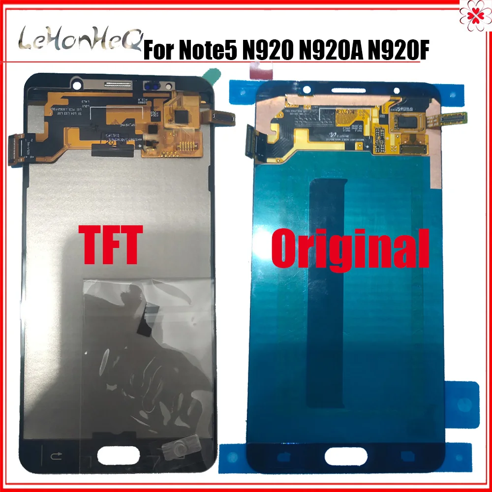  Test LCD For samsung note 5 LCD Display For Samsung Galaxy note5 N920 N920G N920F N920A Display Tou