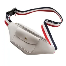 Сумки для женщин Женская мода сплошной цвет молния поясная сумка для телефона нагрудная сумка Горячая распродажа# Zer