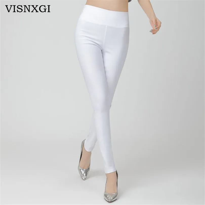 VISNXGI New Spring Summer Pants Spandex Women's Clothing 2XL White ...