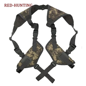 

NEW Adjustable EDC Left Right Hand Tactical Nylon Holster Gun Under Arm Shoulder Double Pistol Gun Holster Pouch Gun Accessories