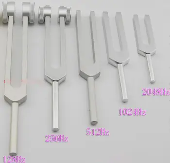 

5pcs/lot Aluminum alloy medical tuning fork 128hz 512hz 256hz 1024hz 2048hz tuning-ford hammer flannelet bag