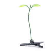 4 шт Новая мода унисекс смешные травы зажимы очаровательны Bean антенна-росток шпильки