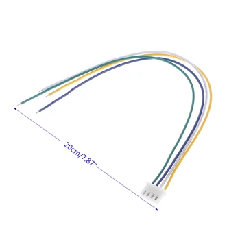 

Drop ShiP 10PCS 4 Pin Mini Micro JST XH 2.54mm 24AWG Connector Plug With Wires 200mm