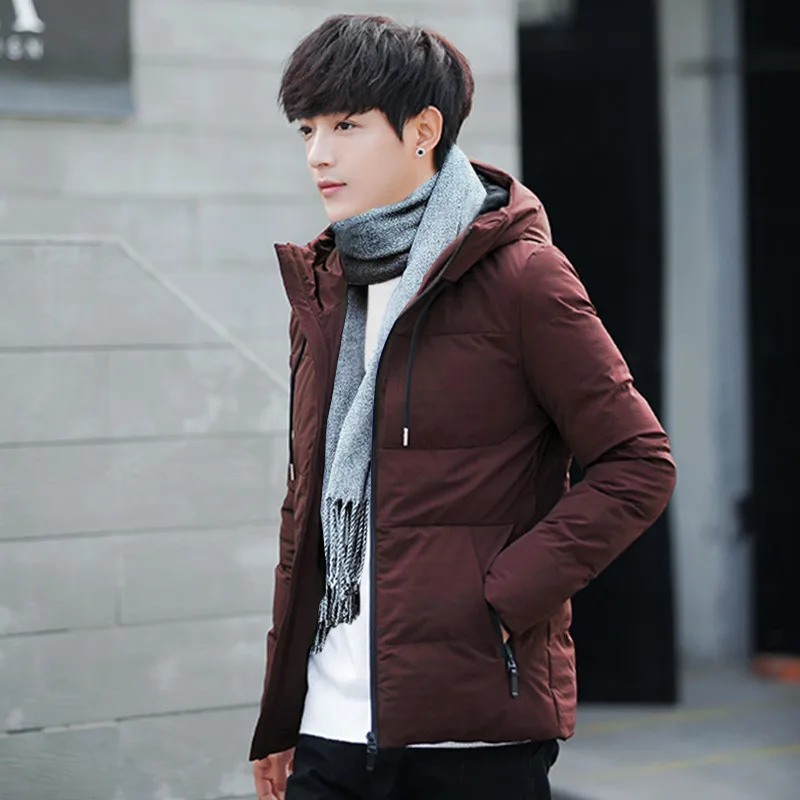 Parkas Taille Théegg Noir Hommes Courtes Black En blue Manteaux Red D'hiver Vestes Blouson wine Manteau 2019 Épais Outwear Homme Grande Hommeal495 Coton 0wPknO