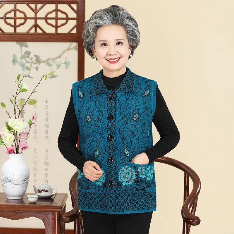 grandma sweater vest