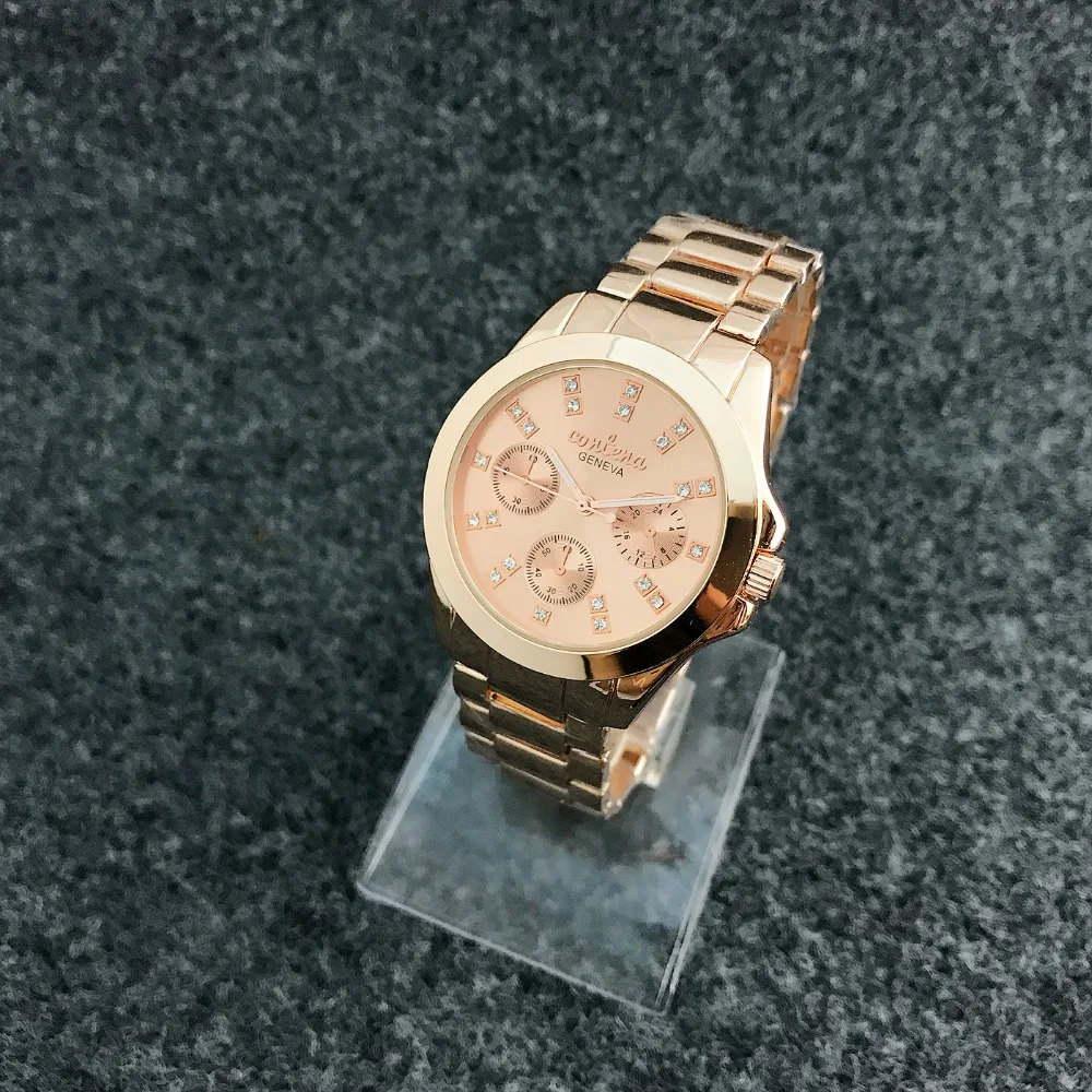 

Contena Fashion Casual men wristwatches quartz stainlees steel strap watches male clocks