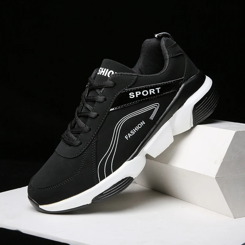 

YRRFUOT Brand Breathable Comfortable Fashion Sneakers Men's Casual Shoes High Quality Lace-up Non-slip Walking Shoes Zapatos