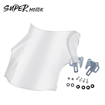 

Motorcycle Refit Universal Motorcycle Wind Deflectors Windshiel Windscreen For Suzuki Yamaha Honda Kawasaki Round Lights Street