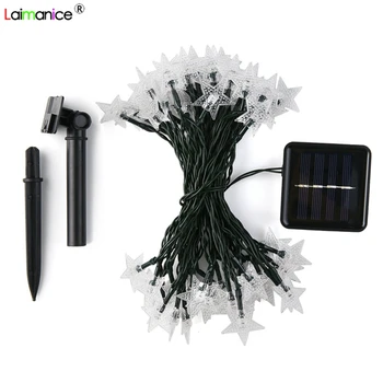 

4.8m 7.5m Waterproof LED Solar String Light Fairy Garland Outdoor Lighting String Garden Wedding Decoration Christmas Holiday