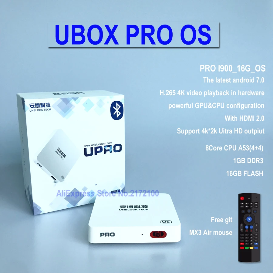 

Unblock Tech Ubox PRO JBOX Japanese version 2019 NEW VERSION HDMI 2.0 TV box Android 7.0 2GB+32GB JPTV Channel playback