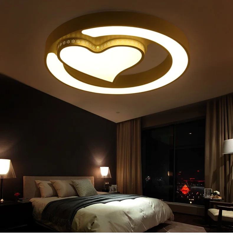 

new LED love special shaped ceiling lamp bedroom living room decoration Ceiling lights AC110-240V Lighting fixture