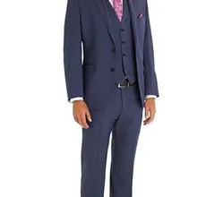 Самые продаваемые на заказ красивый жених человек костюм пик две кнопки костюм из трех частей жениха смокинги( пальто+ брюки+ жилет